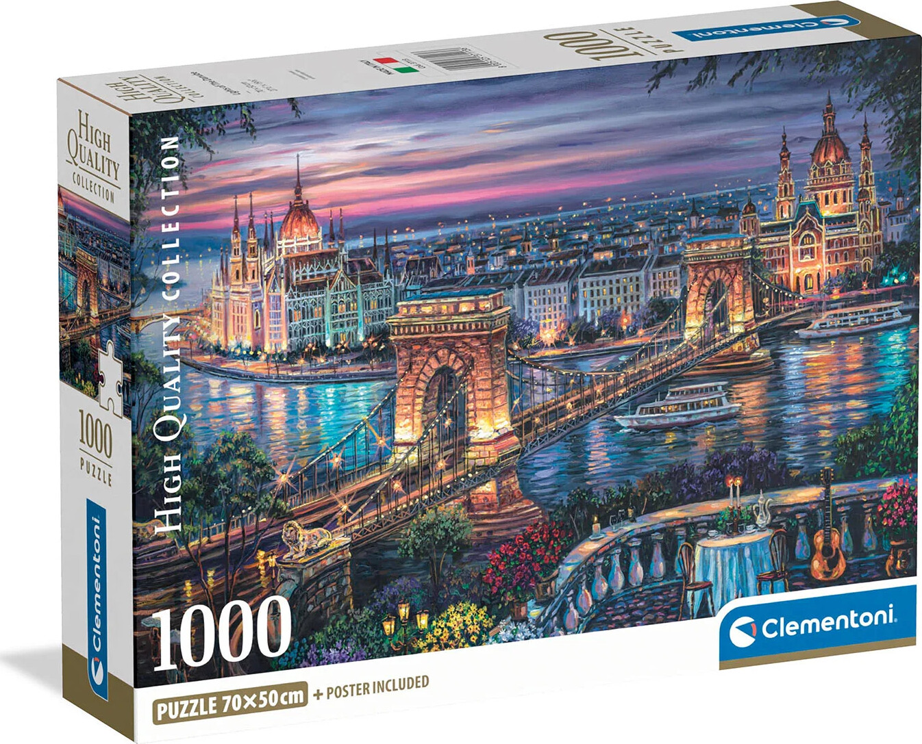 Clementoni - Donauens Lys Puslespil - 1000 Brikker - Hqc