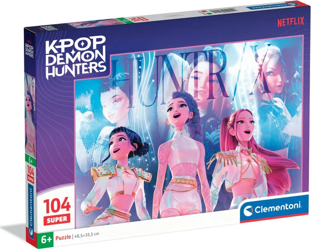 Clementoni - K-pop Demon Hunters 1 Puzzle - 104 Brikker - Netflix