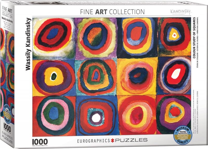 Puslespil Med 1000 Brikker - Kandinsky Study Squares