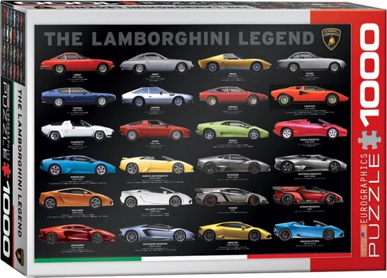 Eurographics Puslespil Med 1000 Brikker - Lamborghini Legend