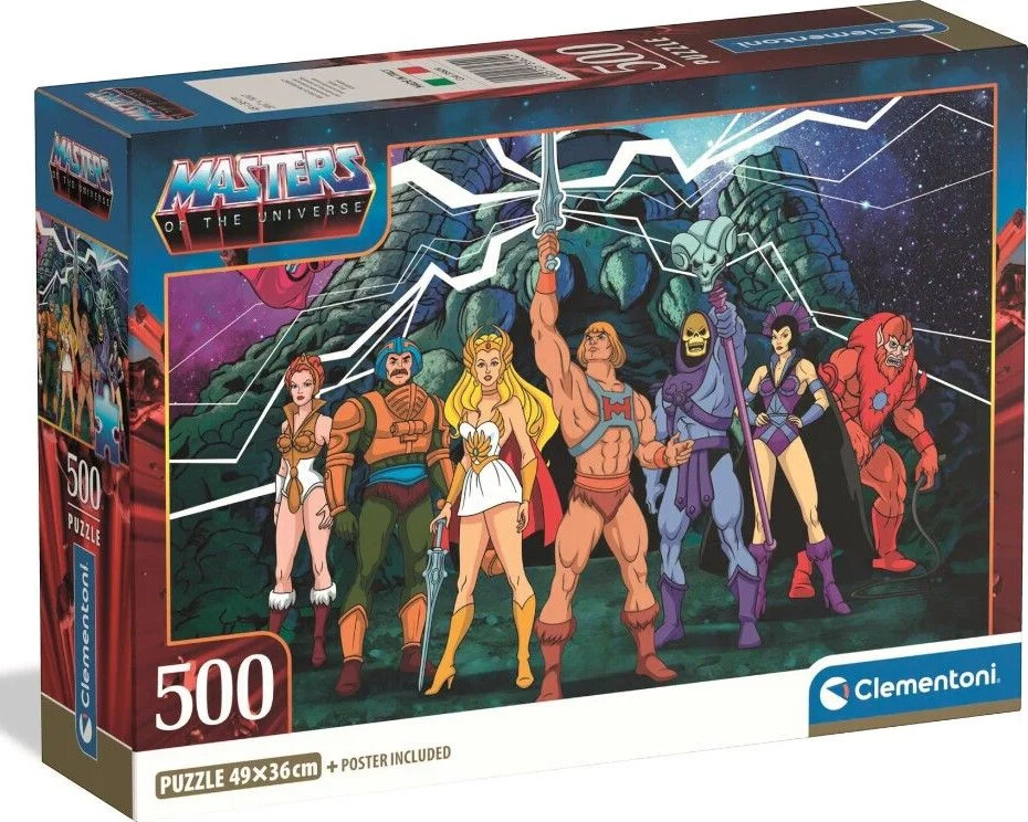 Puslespil Masters Of The Universe 2026 - Compact Box 500 Brikker