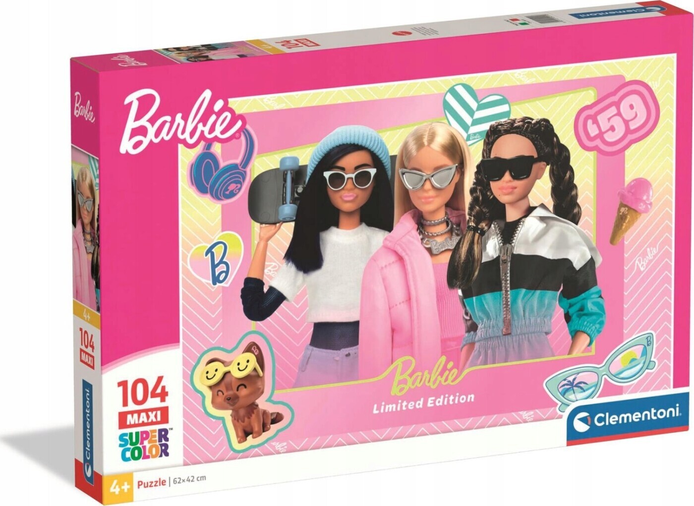 Puslespil Maxi Barbie - 104 Brikker