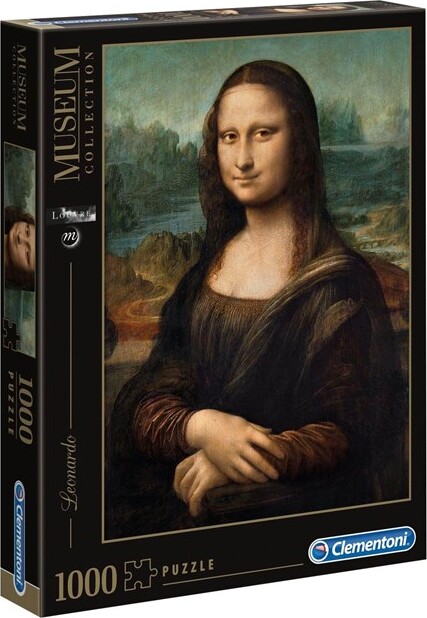 Clementoni Puslespil - Leonardo Mona Lisa - Museum - 1000 Brikker
