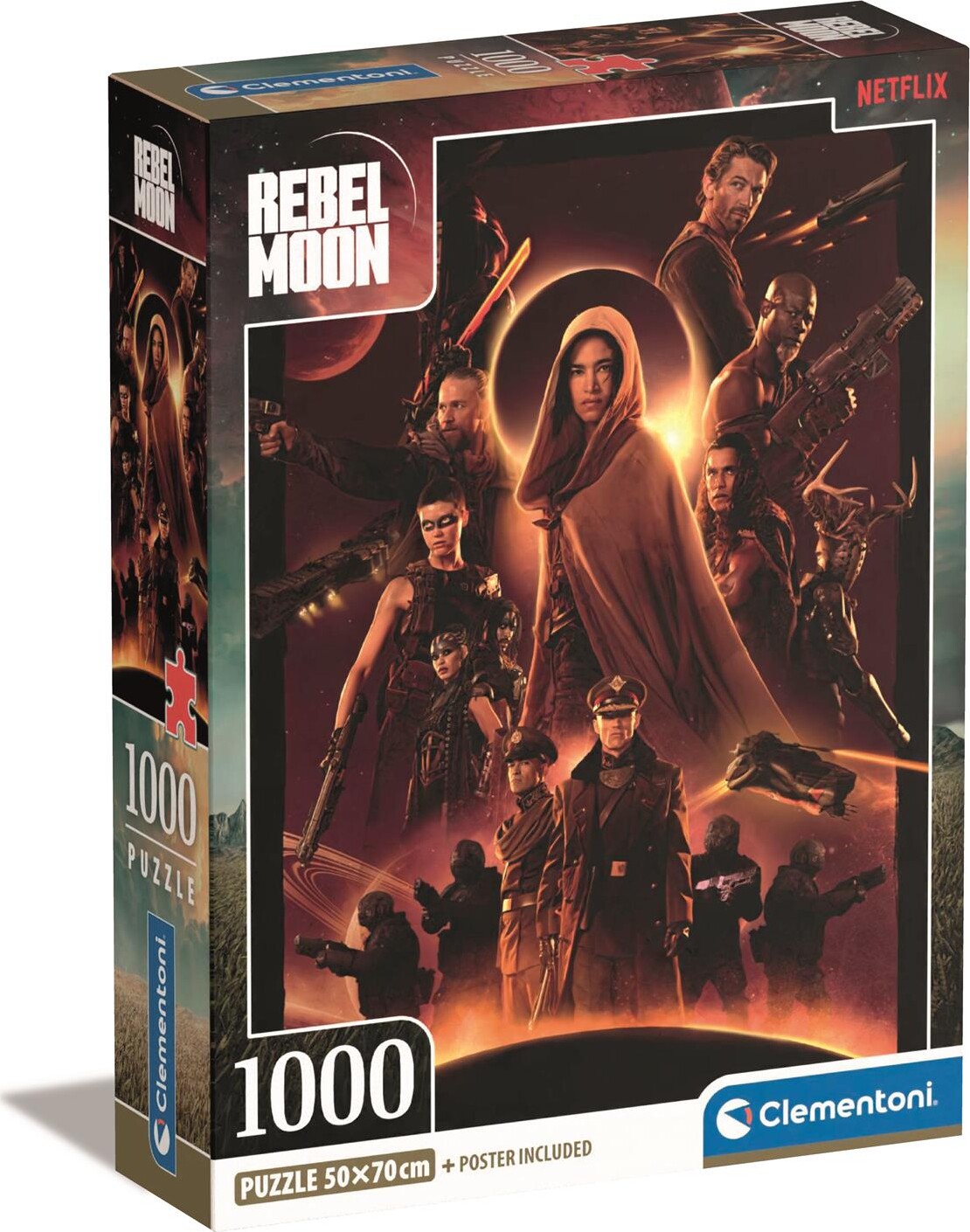 Clementoni Puslespil - Rebel Moon - Netflix - 1000 Brikker