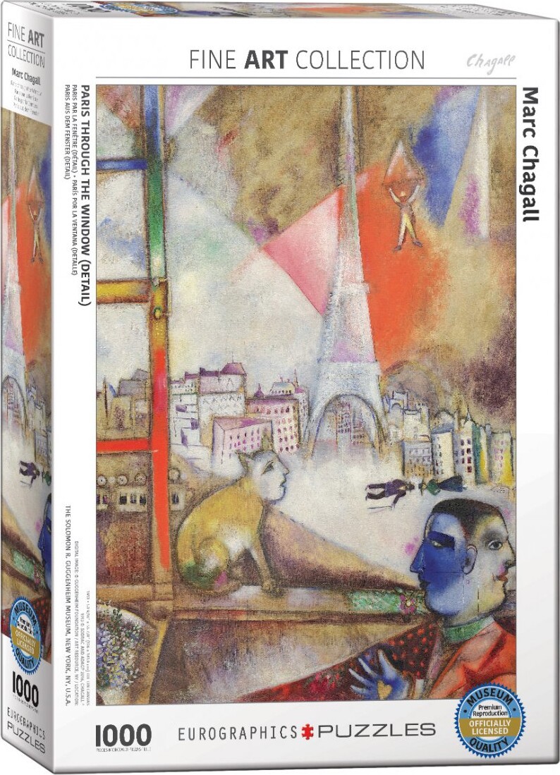 Eurographics - Puslespil Med 1000 Brikker - Paris - Chagall