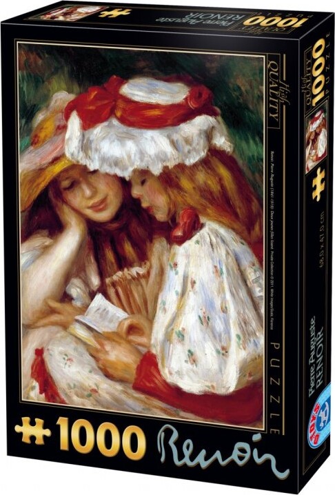 Puslespil Med 1000 Brikker - Renoir - To Piger Læser