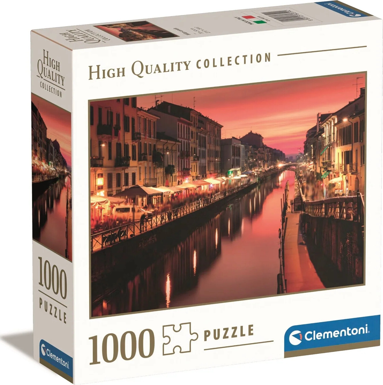 Clementoni - Milan Canals Hqc Puzzle - 1000 Brikker - Puslespil