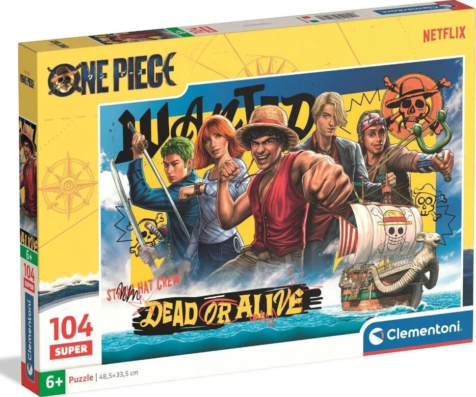 Puslespil Super One Piece 2026 - 104 Brikker - Clementoni