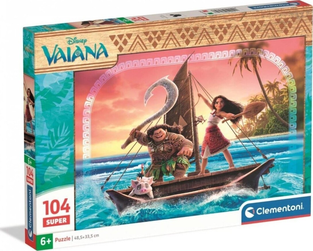Puslespil Super Vaiana 2026 - 104 Brikker - Clementoni