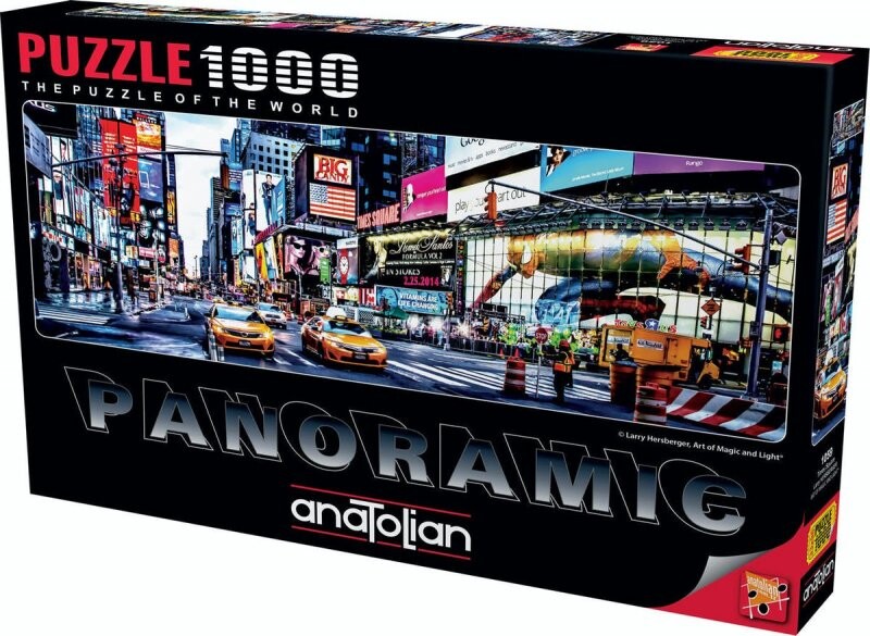 Puslespil Med 1000 Brikker - Times Square Panorama, New York