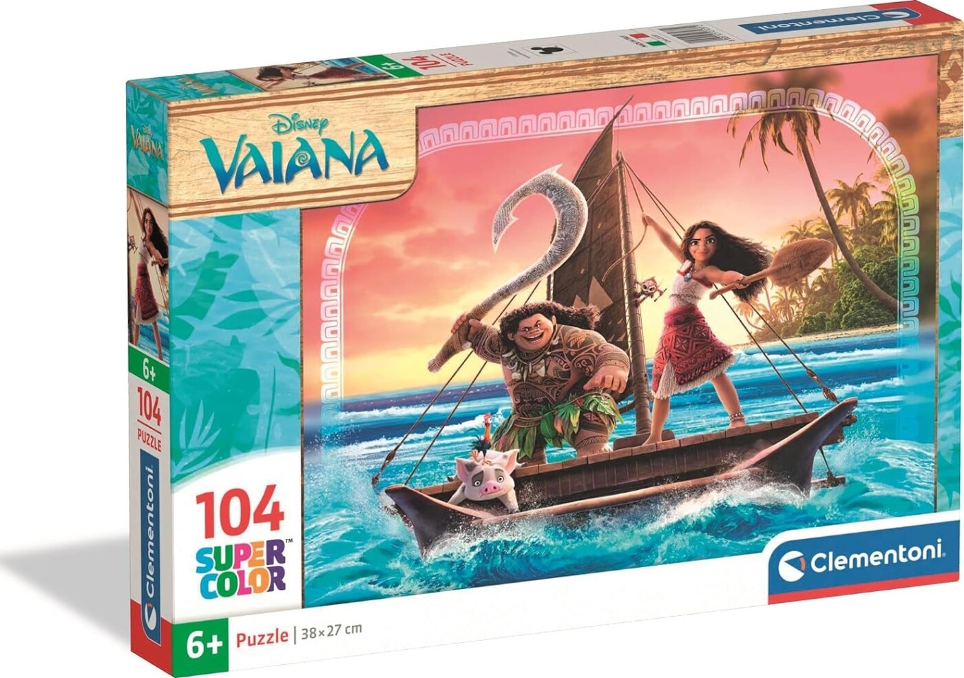 Puslespil Vaiana 2026 - 104 Brikker - Clementoni