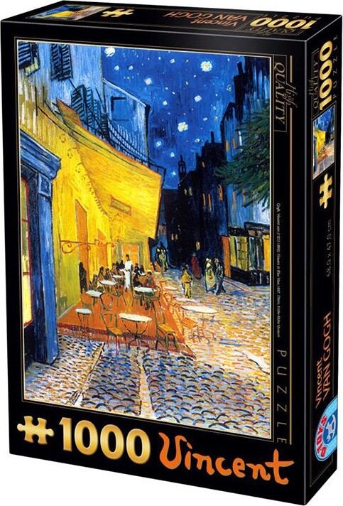 Billede af Puslespil Med 1000 Brikker - Vincent Van Gogh - Café