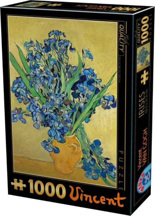 Puslespil Med 1000 Brikker - Vincent Van Gogh - Irises