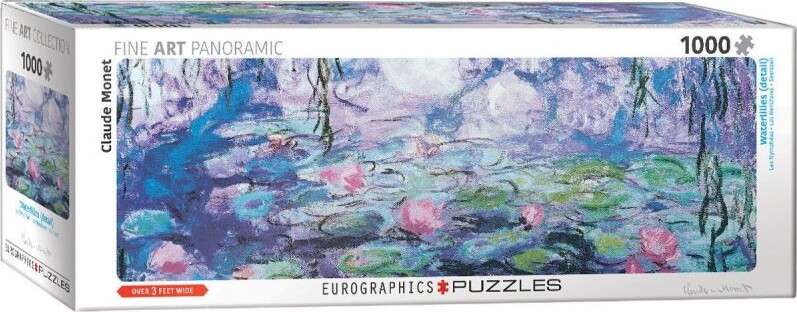 Eurographics - Puslespil Med 1000 Brikker - Claude Monet - Vandliljer
