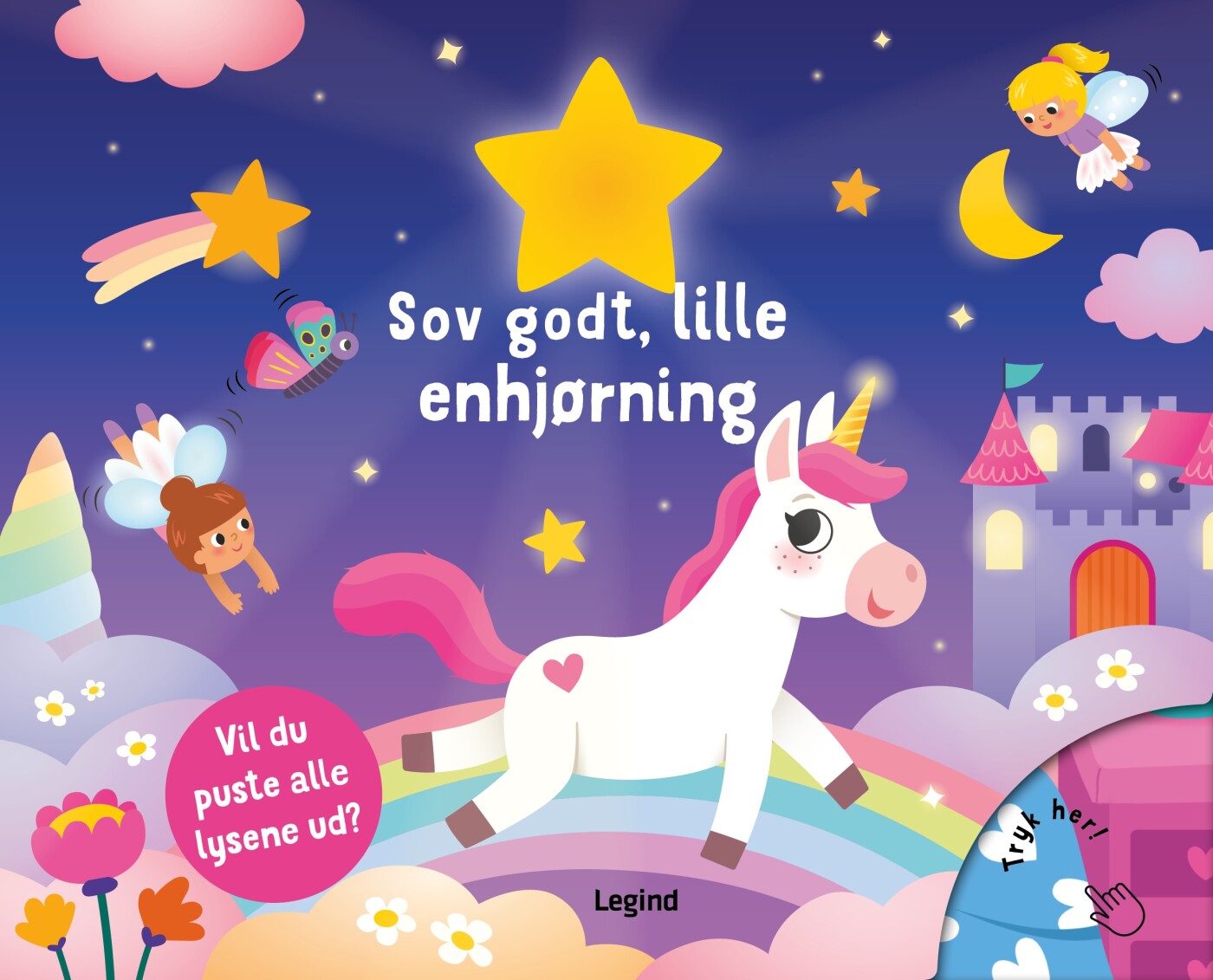 Pust Lyset Ud: Sov Godt, Lille Enhjørning - Bog