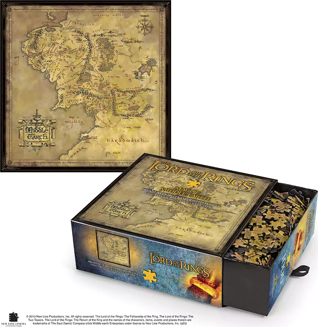 Puzzle - Middle Earths Map