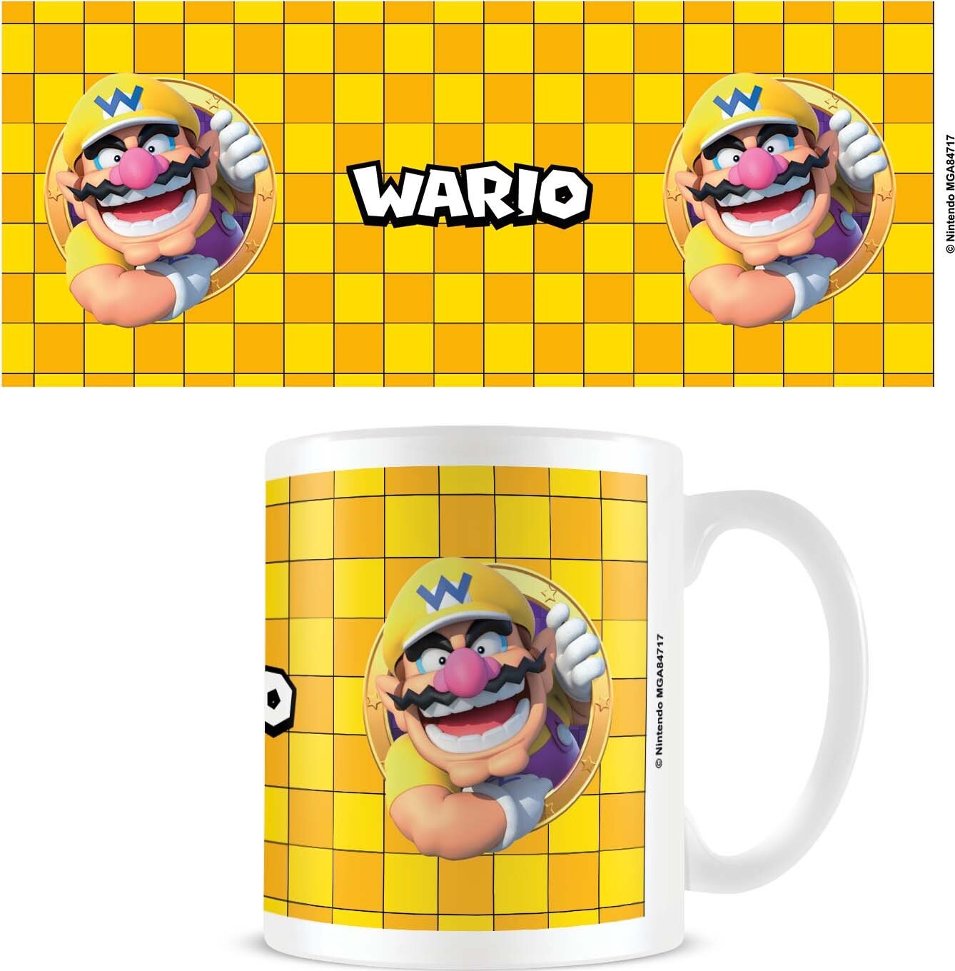 Pyramid International - Krus Super Mario Wario 3d Port - Hvid