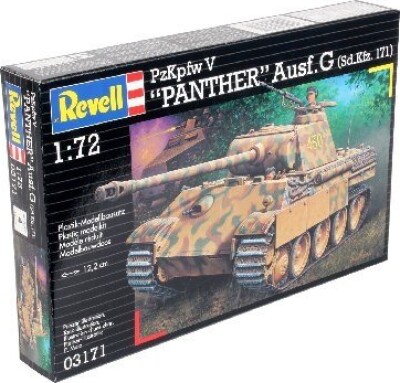 Revell - Panther Ausf G Tank Byggesæt - 1:72 - 03171