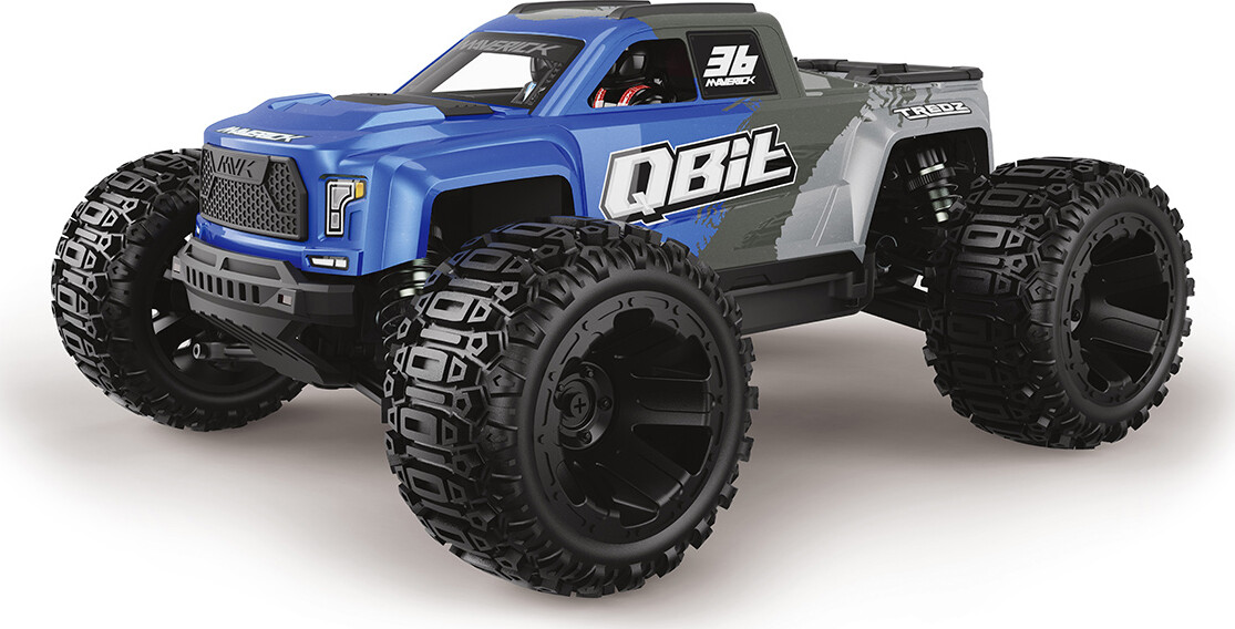 Maverick Rc - Qbit Mt Monster Truck - Blue - 1/16 - Mv151000