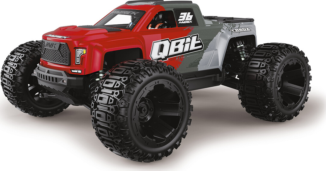 Maverick Rc - Qbit Mt Monster Truck - Red - 1/16 - Mv151003