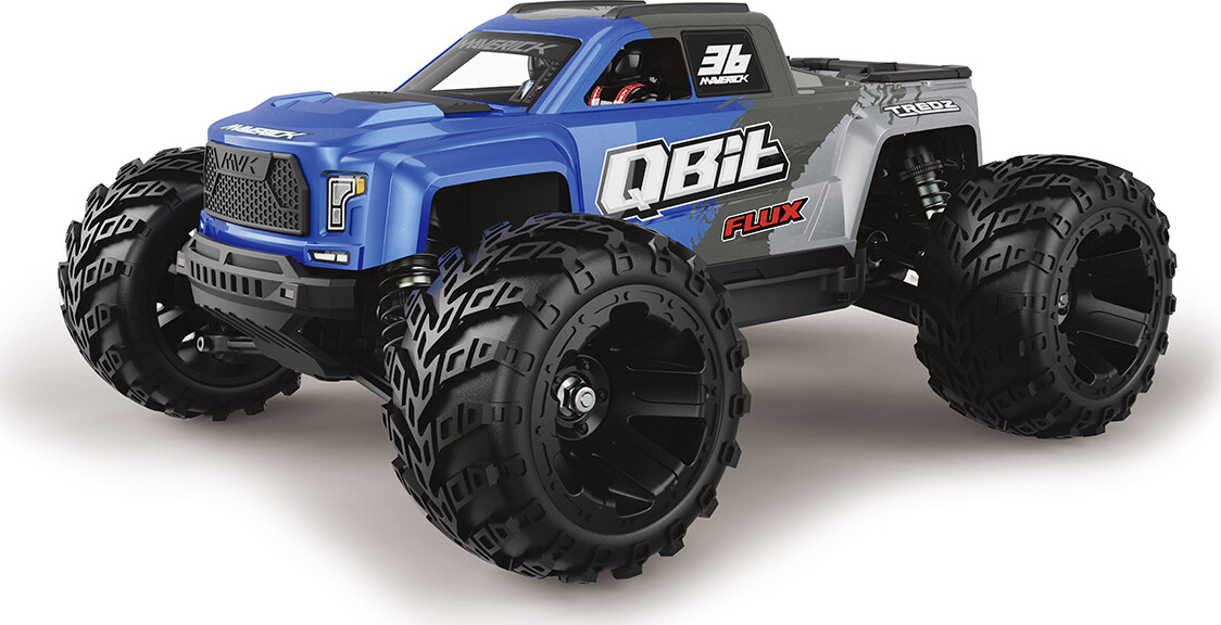 Maverick Rc - Qbit Mt Flux Monster Truck - Blue - 1/16 - Mv151001