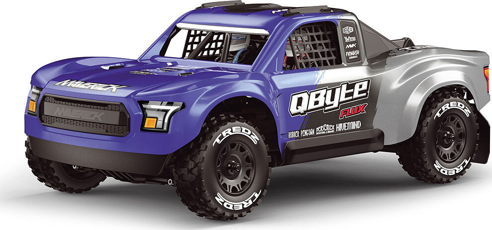 Maverick Rc - Qbyte Flux Sc Truck Bil - 1:12 - Blå - Mv151200
