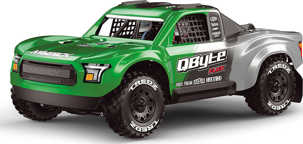 Maverick Rc - Qbyte Flux Sc Truck Bil - 1:12 - Grøn - Mv151202
