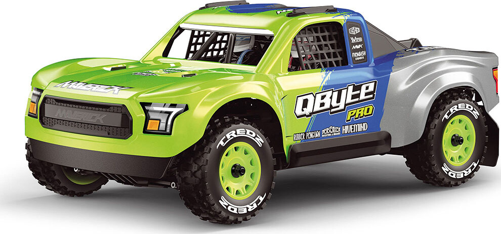 Maverick Rc - Qbyte Sc Pro Sc Truck Bil - 1:12 - Grøn - Mv151203