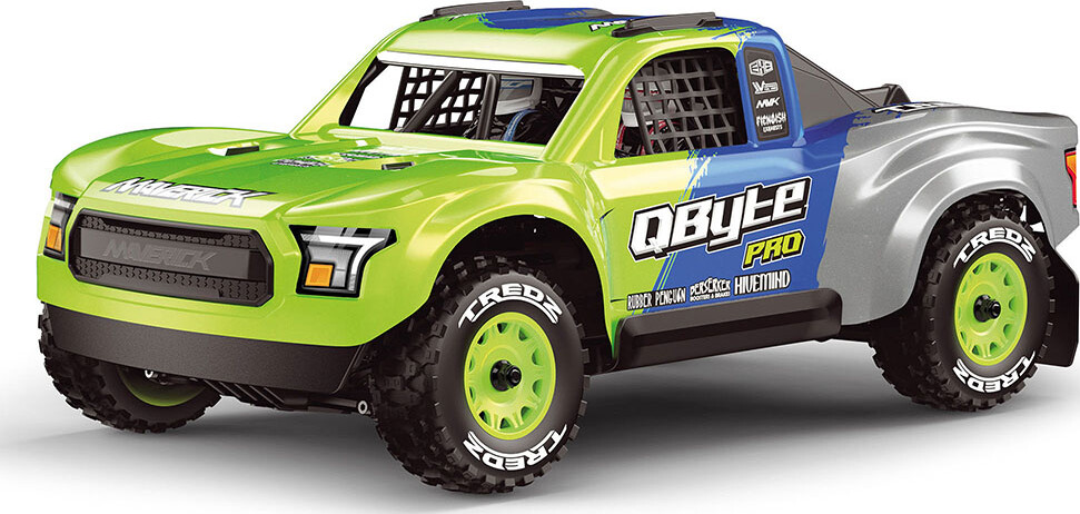 Maverick Rc - Qbyte Sc Pro Sc Truck Bil - 1:12 - Grn - Mv151203