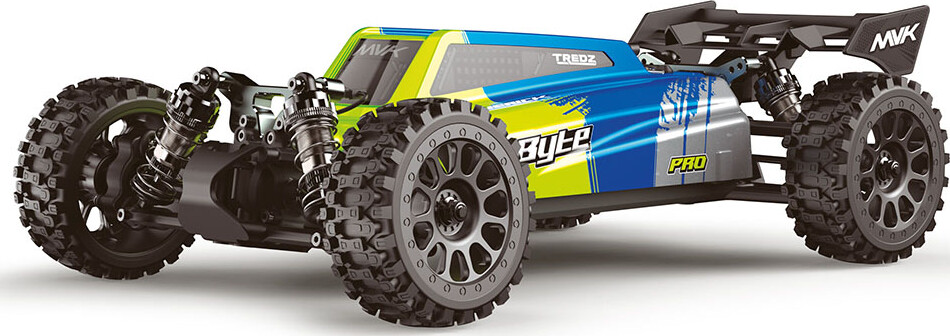 Maverick QByte Buggy Fjernstyret Bil - 1:12, 4WD - Fluoro Grøn