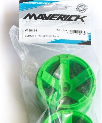 Quantum Xt Wheel (green/2pcs) - Mv150164 - Maverick Rc