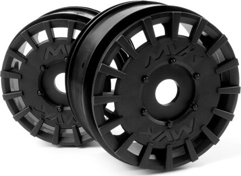 Quantumr Rally Car Wheel (black/2pcs) - Mv150365 - Maverick Rc