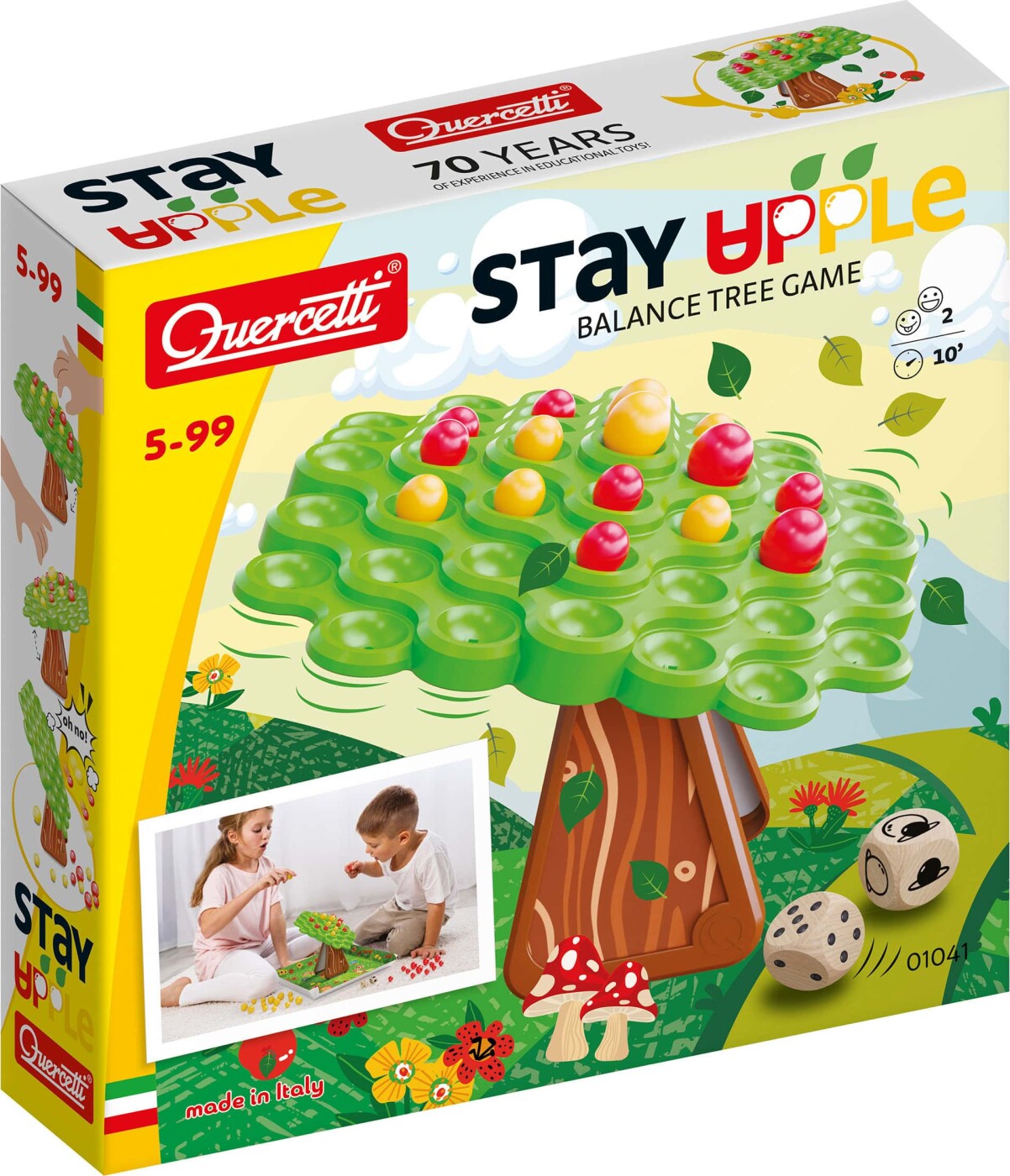Quercetti - Stay Apple! Balancespil - (qu-01041)