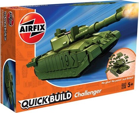 Billede af Airfix - Quick Build - Challenger Tank - Green - J6022