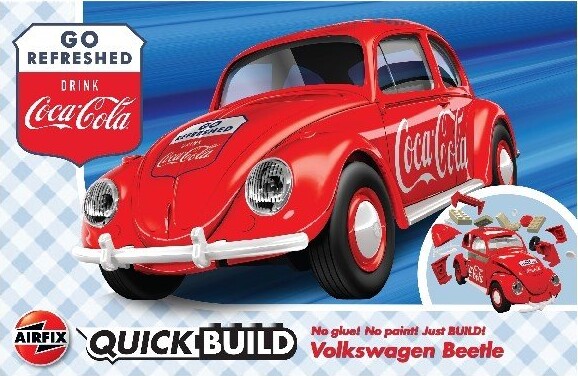 Se Airfix - Quick Build - Coca-cola Vw Beetle - J6048 hos Gucca.dk