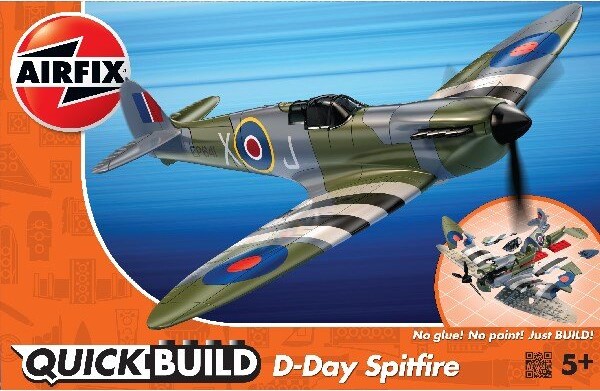 Billede af Airfix - Quick Build - D-day Spitfire - J6045