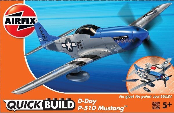 Se Airfix - Quick Build - Day Mustang - J6046 hos Gucca.dk