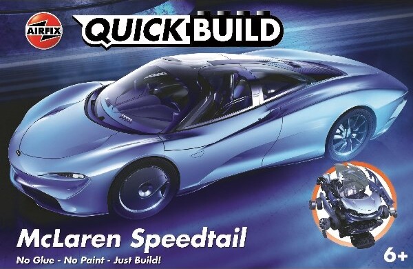 Billede af Airfix - Quickbuild - Mclaren Speedtail Modelbil Byggesæt - J6052