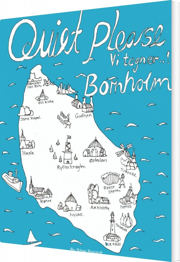Billede af Quiet Please - Vi Tegner Bornholm - Stine Reintoft - Bog
