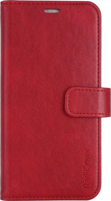 Billede af Radicover - Strålingsbeskyttelse Wallet Vegansk Læder Iphone 14 Flipcover Rød