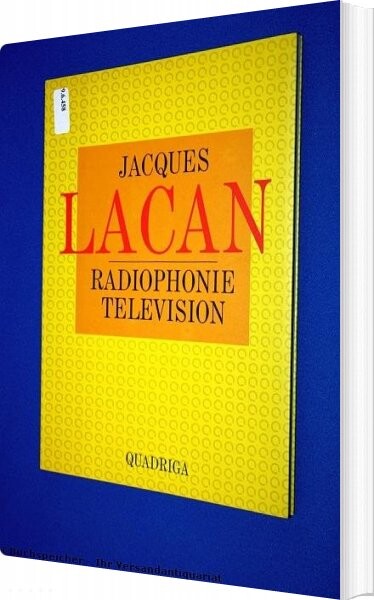 Radio - Fjernsyn - Jacques Lacan - Bog