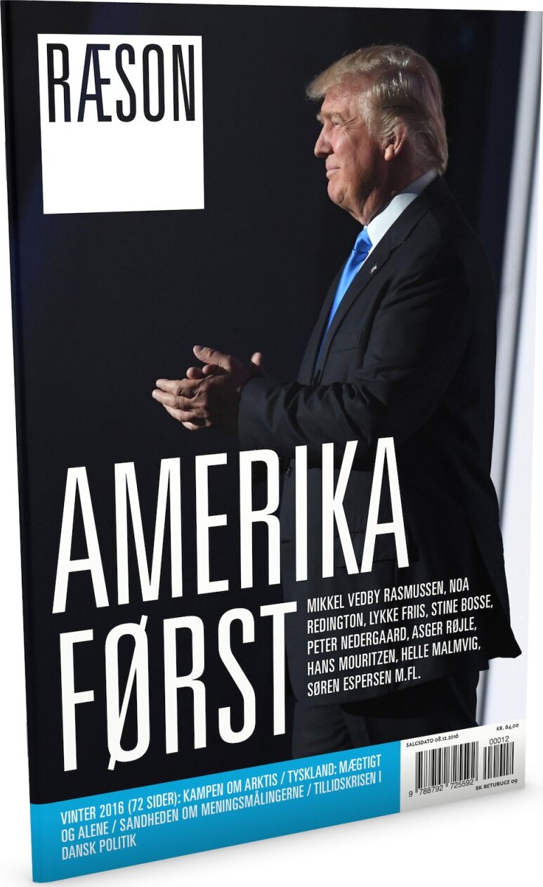 Billede af Ræson Magasin - Amerika Først - Lykke Friis - Bog