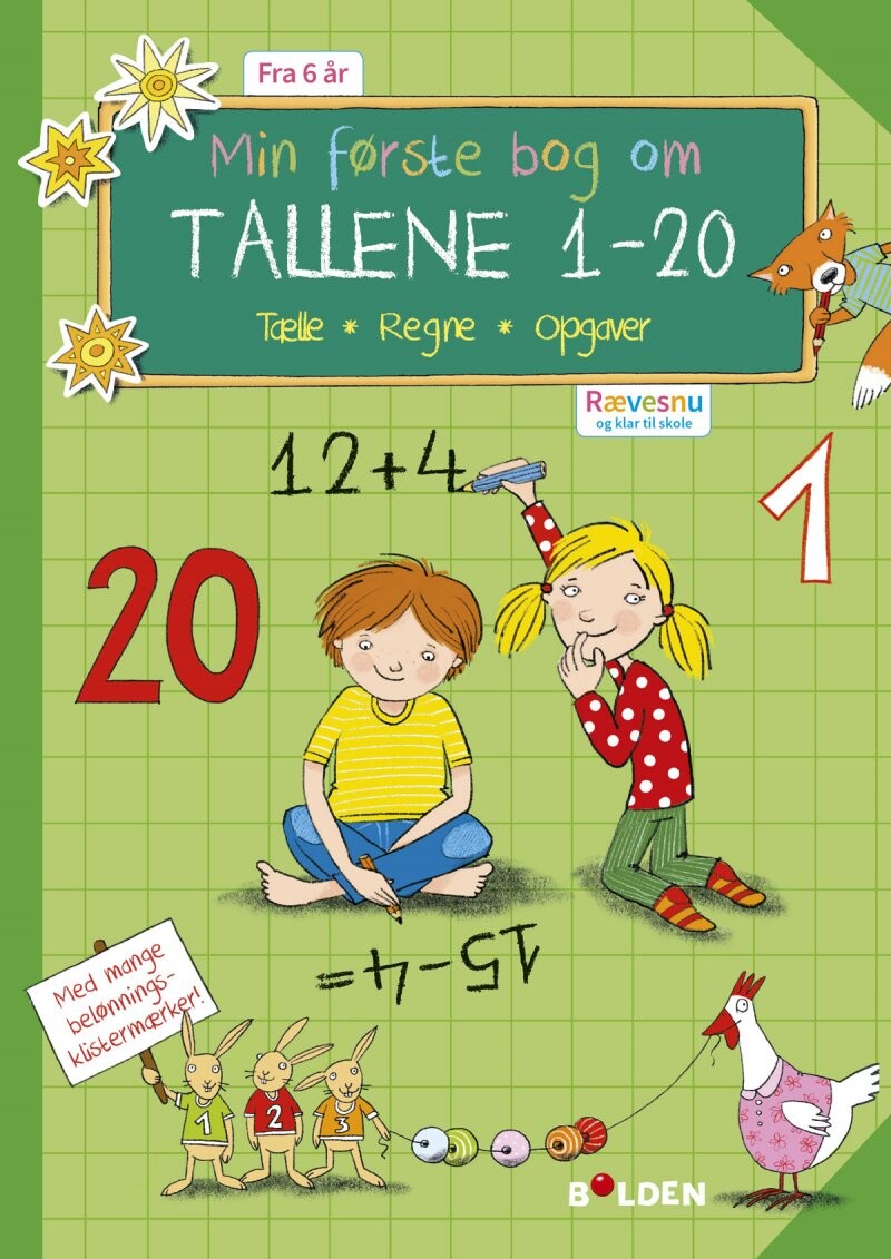 Billede af Rævesnu: Min Første Bog Med Tallene 1 - 20 - Diverse - Bog