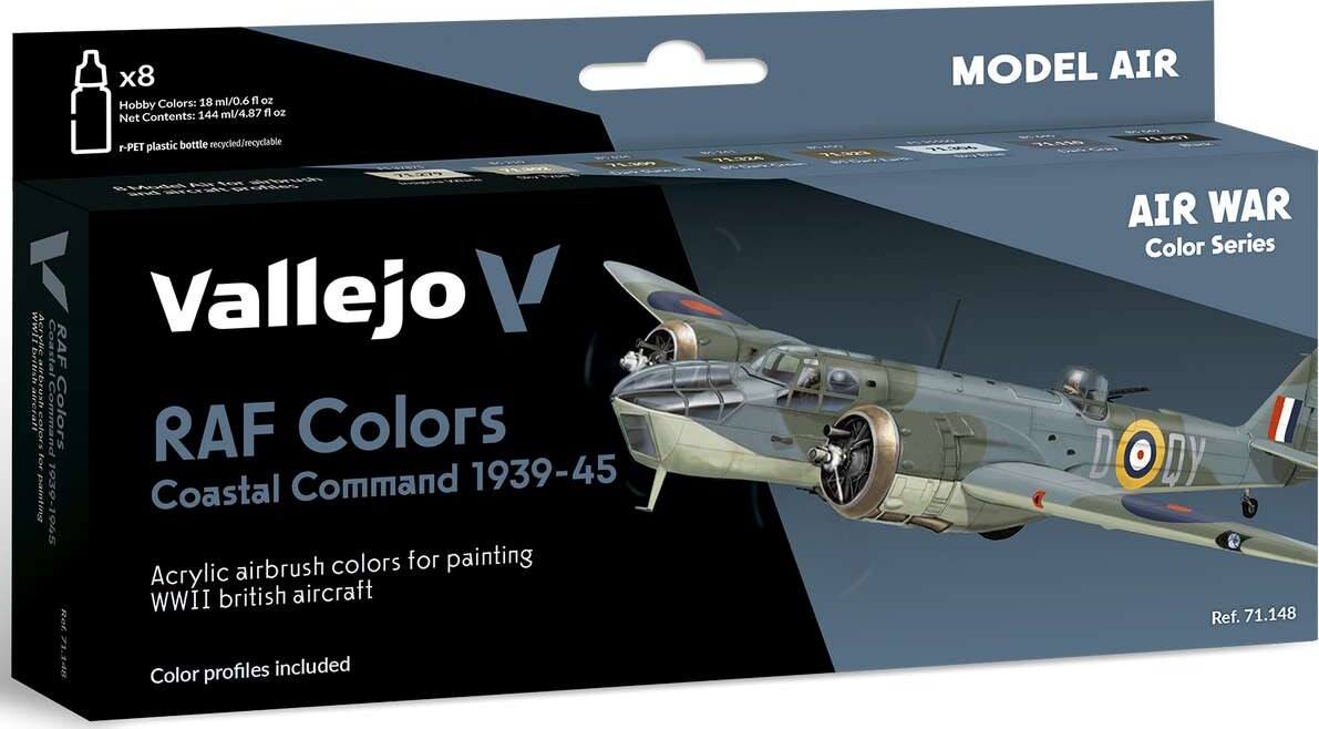 Vallejo - Air War Raf Colors Coastal Command 1939-194517 Ml - 71148