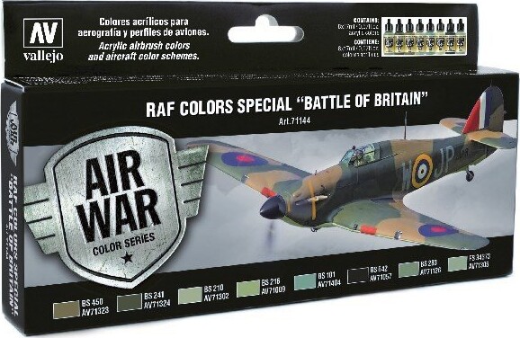 Se Vallejo - Air War Raf Colors Special Battle Of Britain 8x17 Ml - 71144 hos Gucca.dk