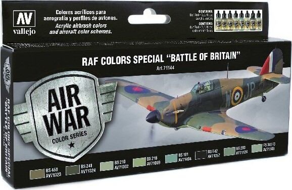 Vallejo - Air War Raf Colors Special Battle Of Britain 8x17 Ml - 71144