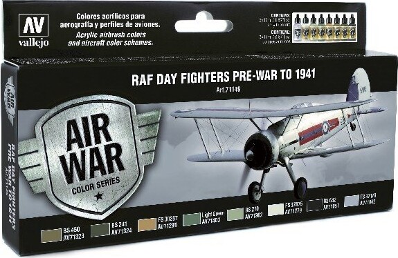 Vallejo - Air War Raf Day Fighters Pre-war To 194117 Ml - 71149