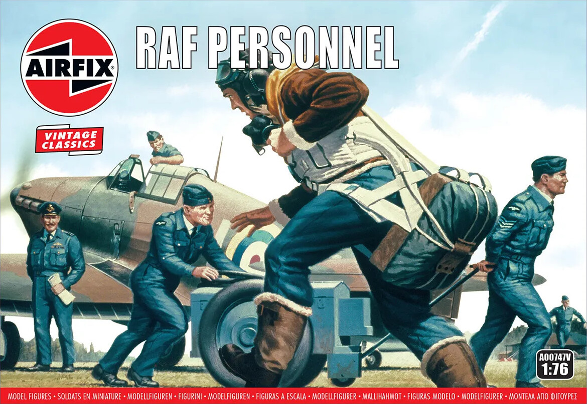 Airfix - Raf Personnel - Vintage Classics - 1:76 - A00747v