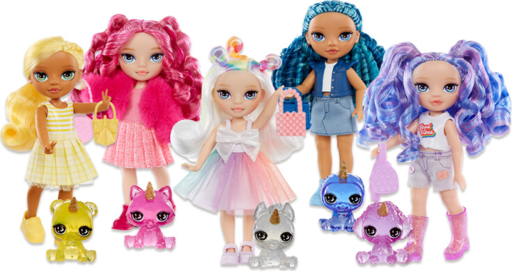 Rainbow High - Littles Dukke 15 Cm Inklusiv Kæledyr - Assorterede