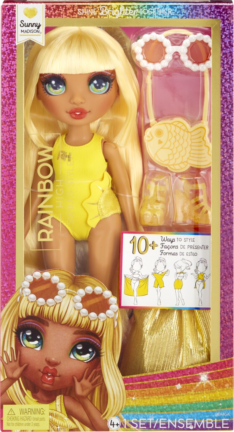 Rainbow High Dukke - Swim Fashion - Sunny - 28 Cm